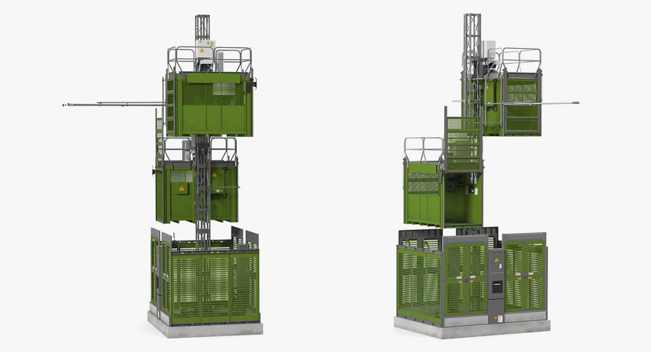 Construction Hoists 3D model