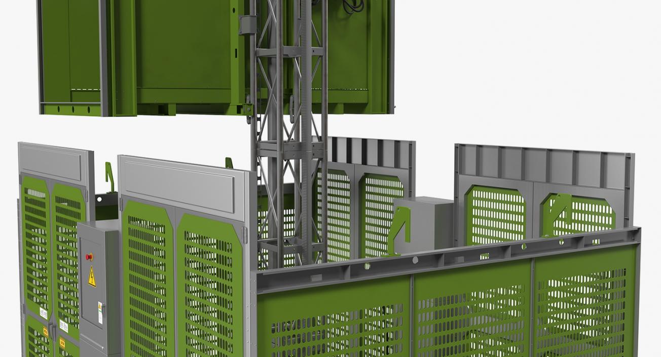 Construction Hoists 3D model