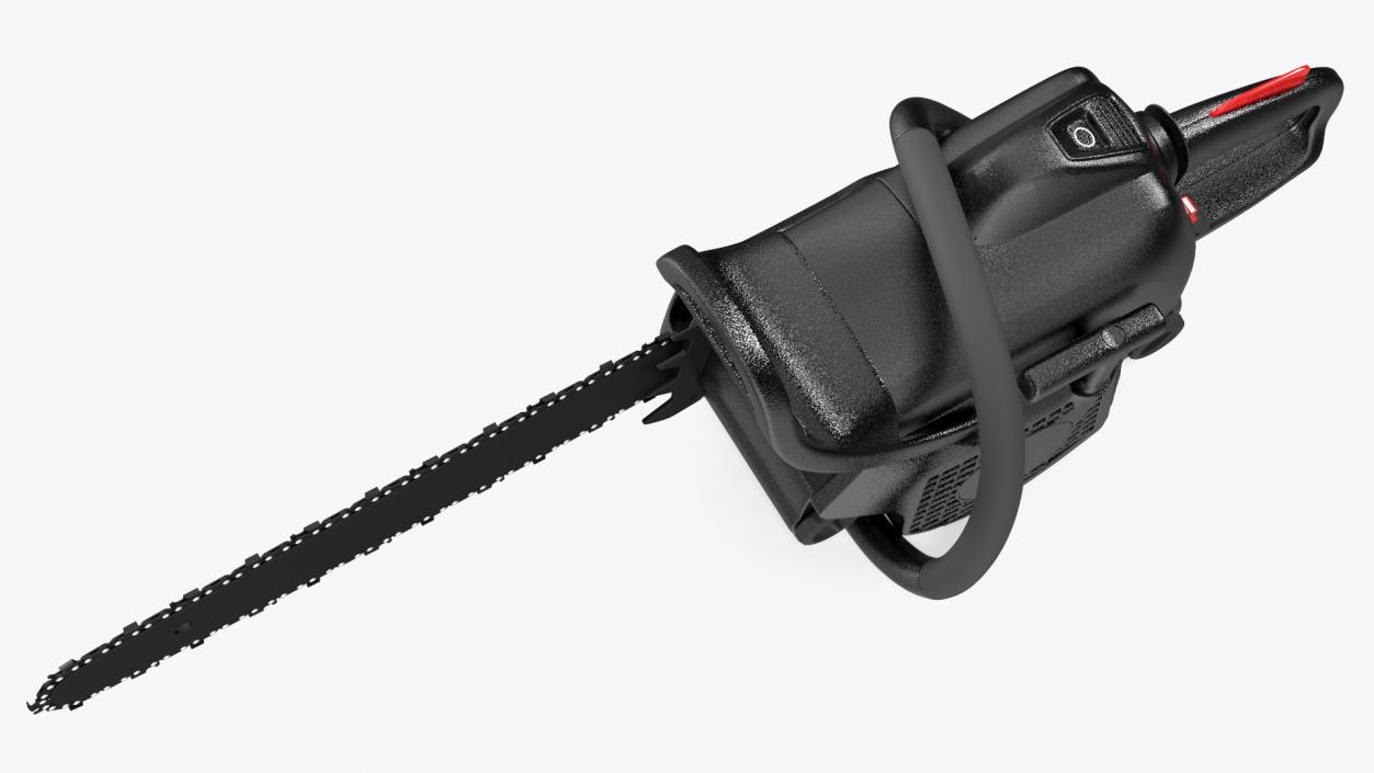 3D Black Gas Chainsaw model