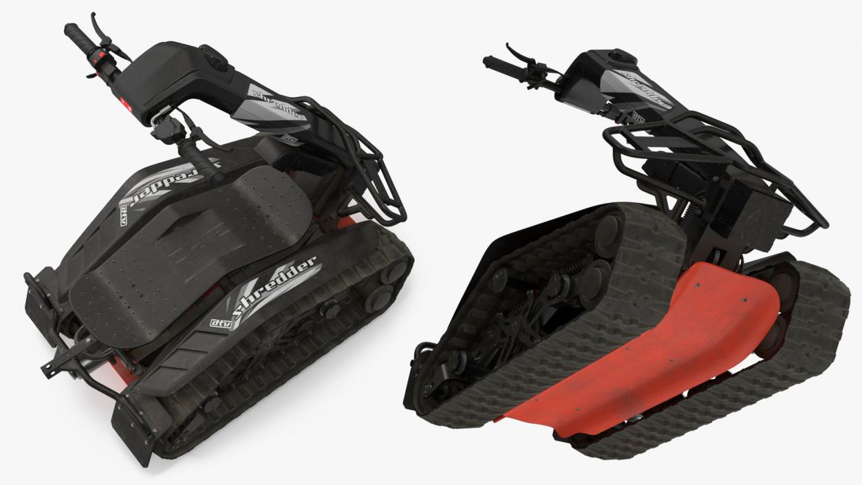 3D model Dirt All Terrain Scooter DTV Rigged