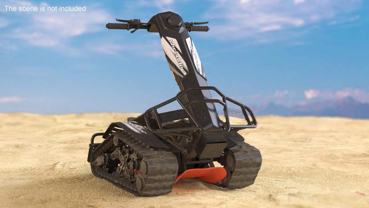 3D model Dirt All Terrain Scooter DTV Rigged