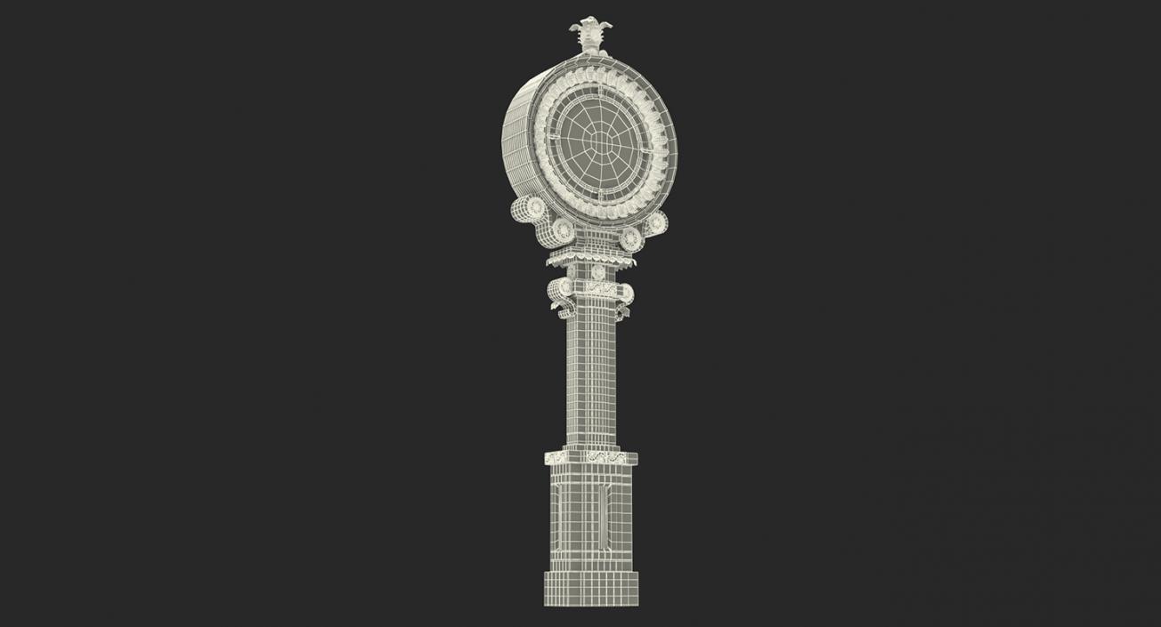 3D model New York Street Clocks Collection 2