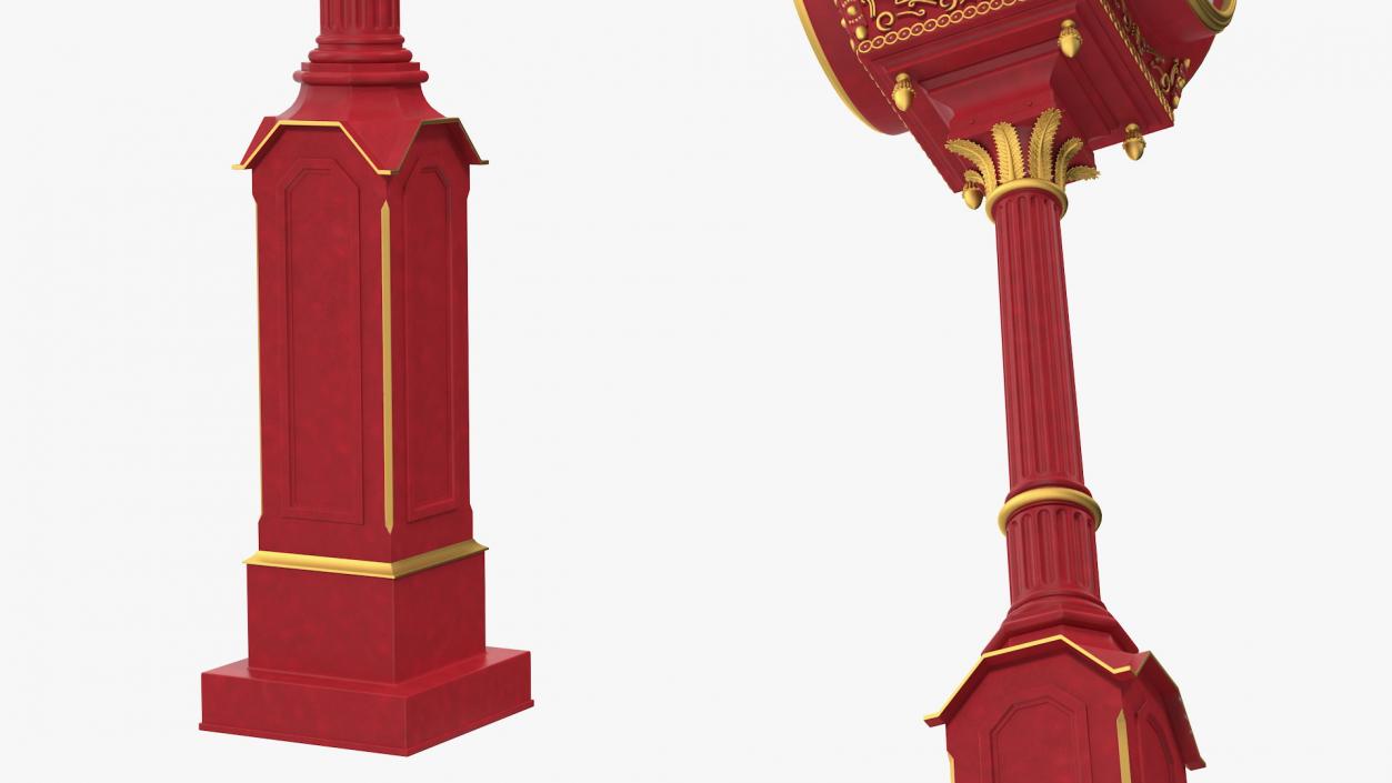 3D model New York Street Clocks Collection 2