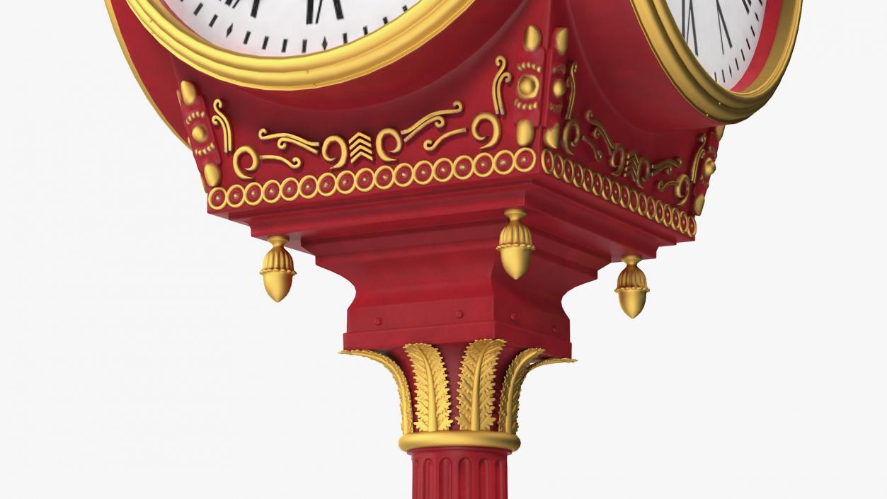 3D model New York Street Clocks Collection 2