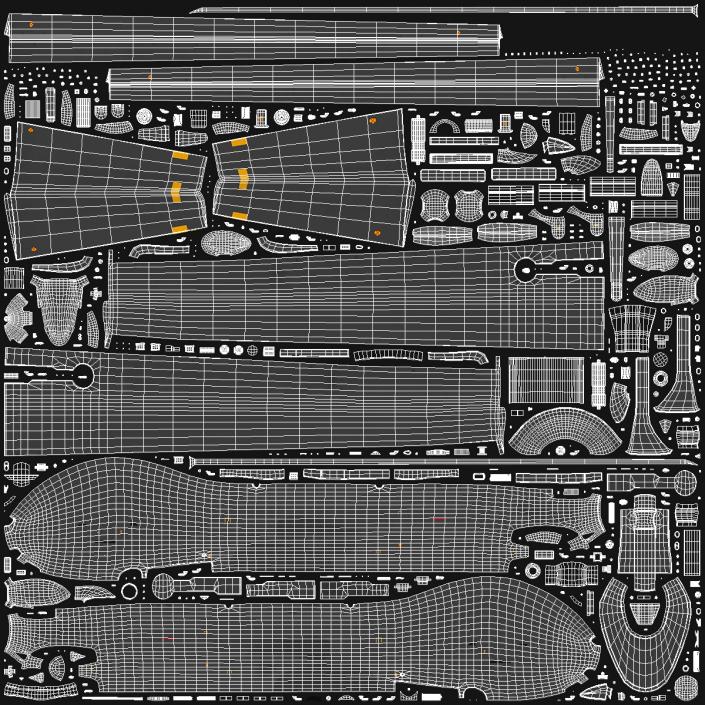 Multi Payload UAV Flight 3D model