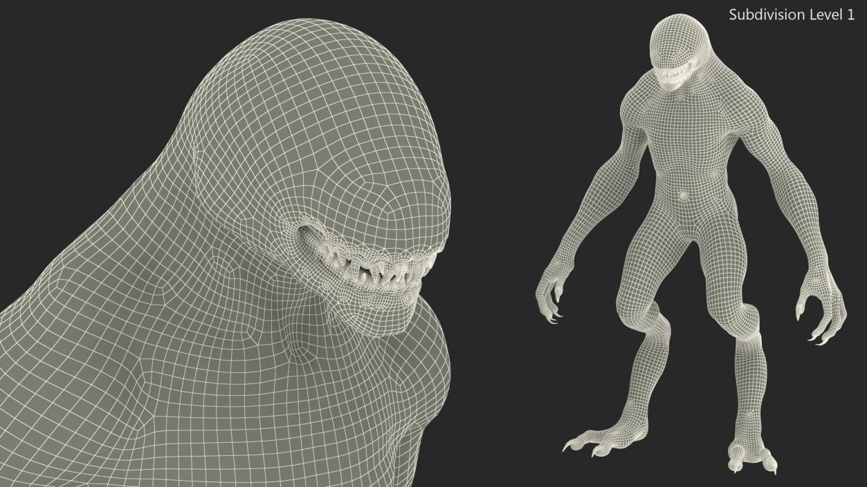 3D Monster Creature