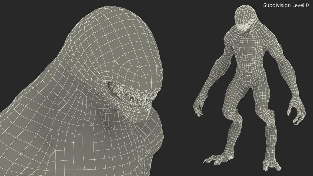 3D Monster Creature