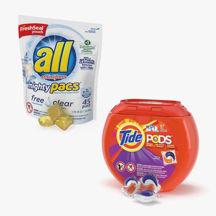 3D model Detergent Pods Collection