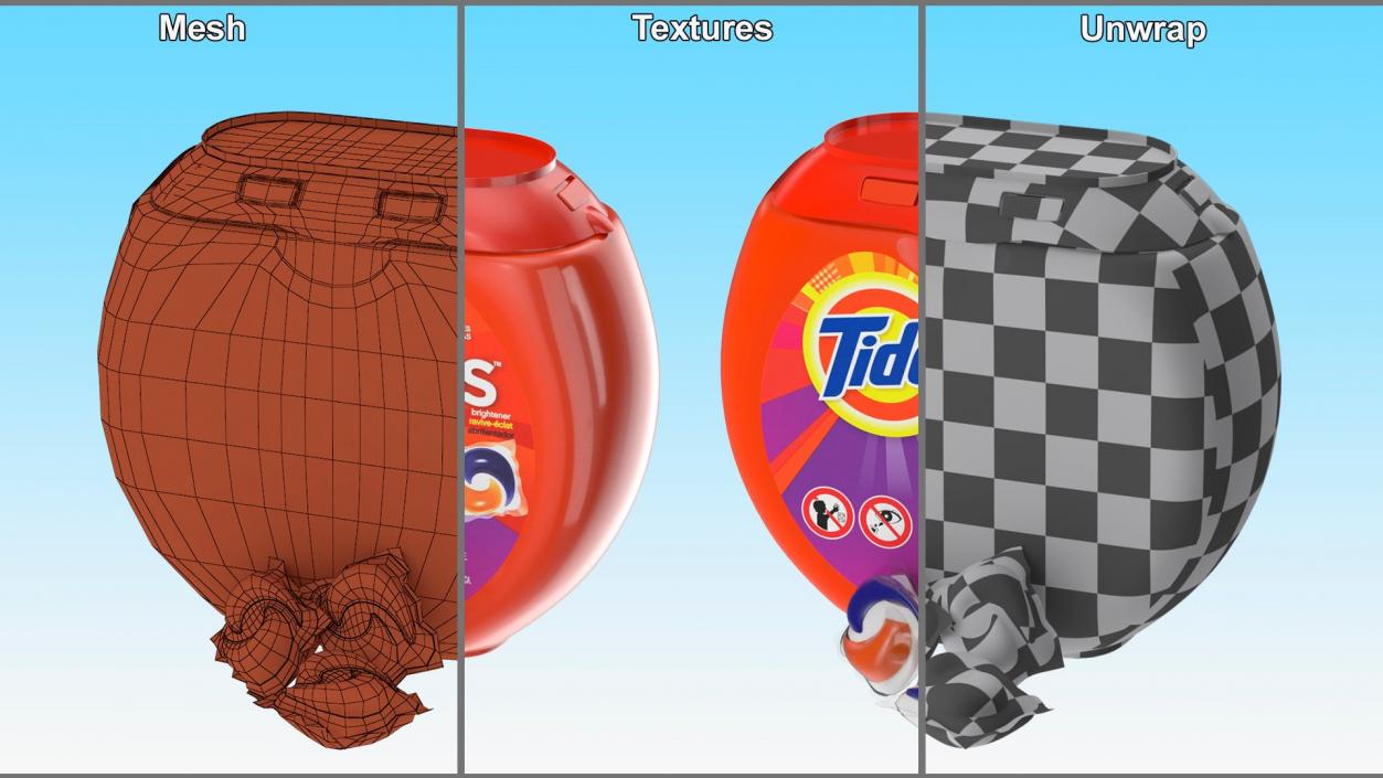 3D model Detergent Pods Collection