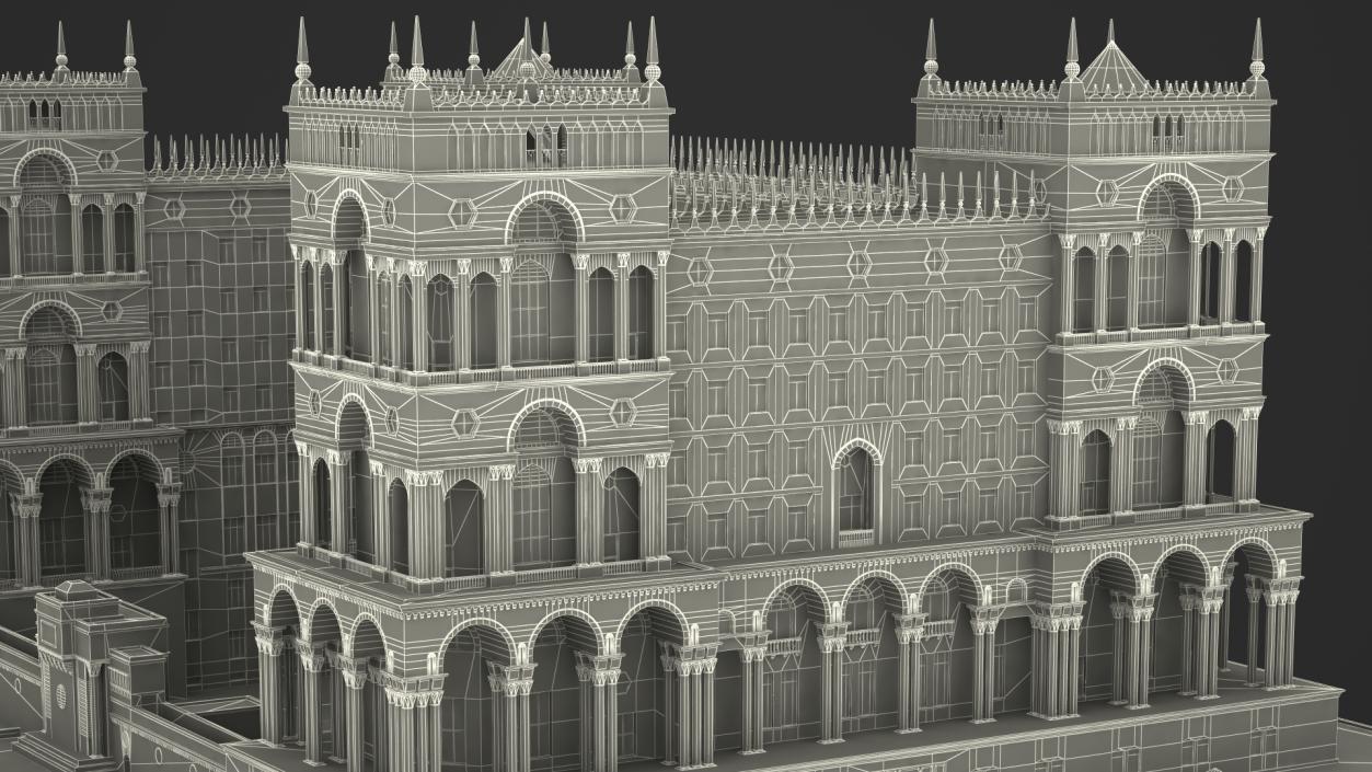 3D Baroque House model