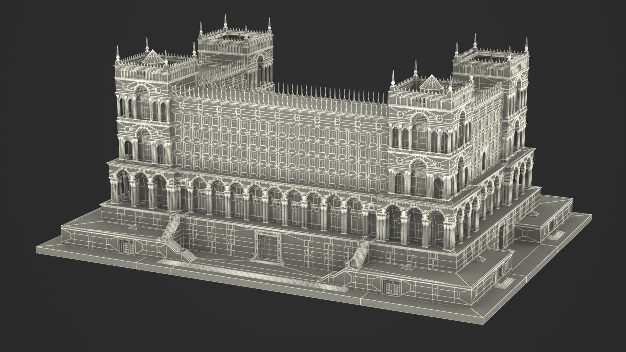 3D Baroque House model