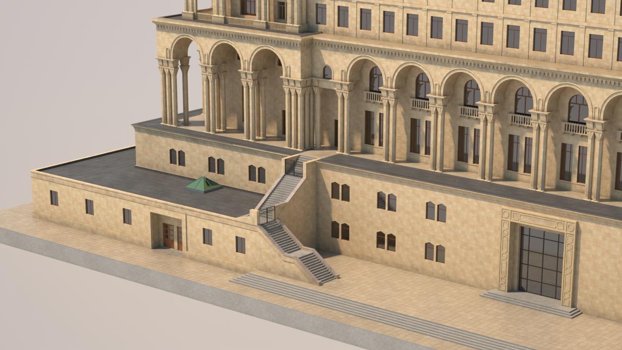 3D Baroque House model