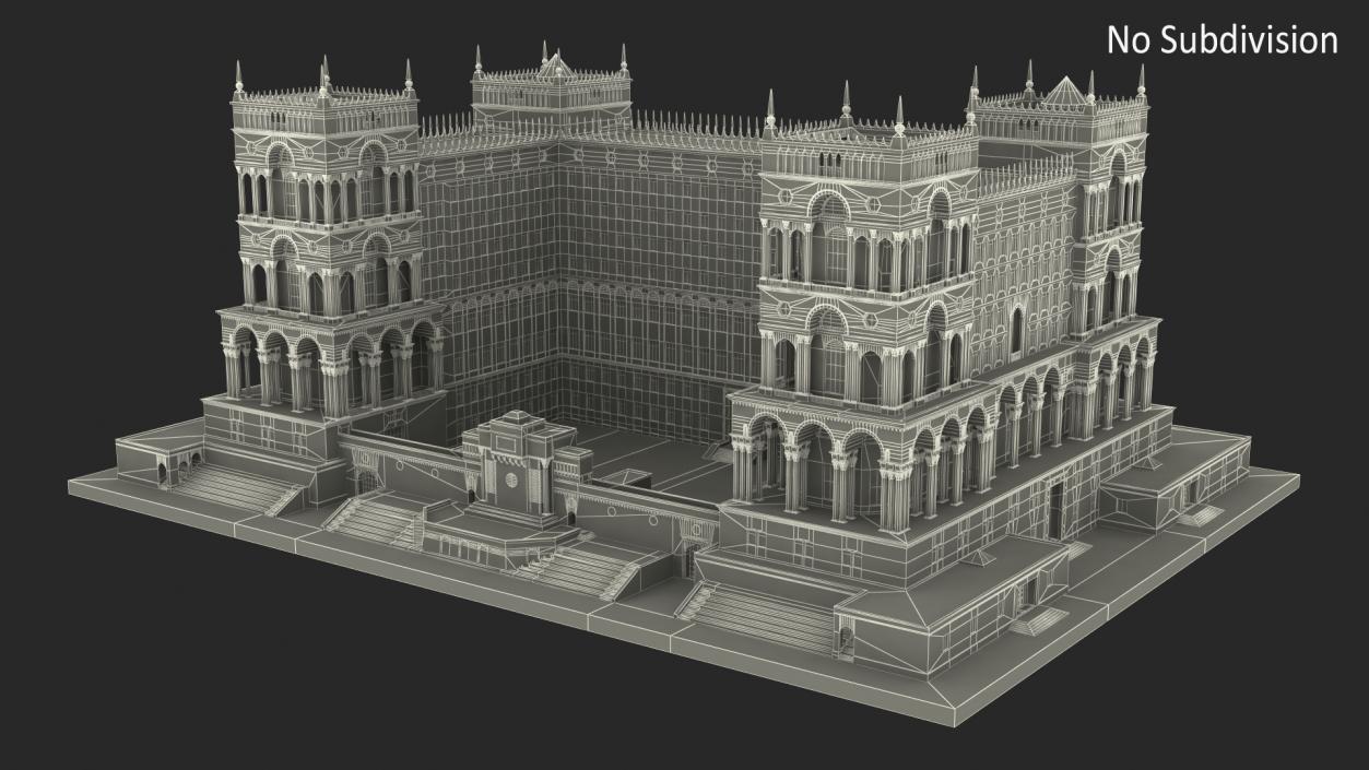 3D Baroque House model