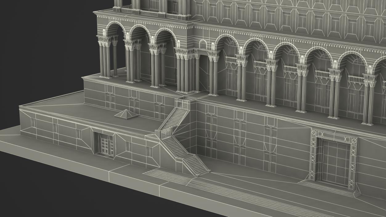 3D Baroque House model