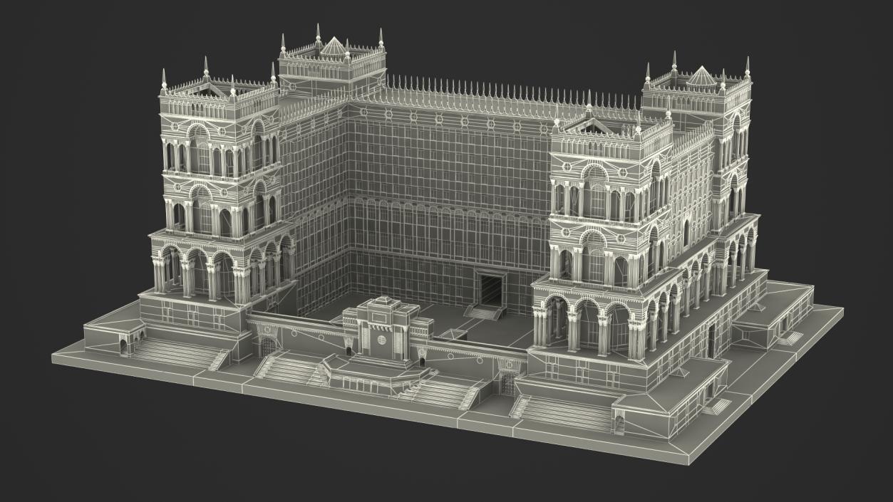 3D Baroque House model