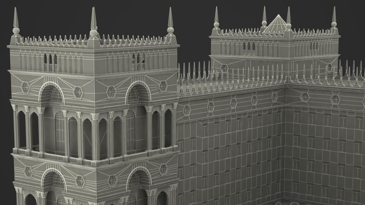 3D Baroque House model