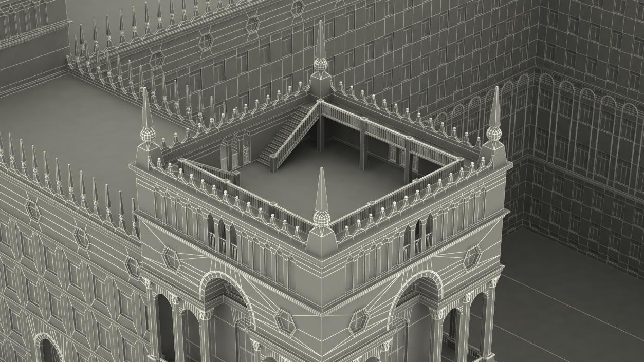 3D Baroque House model