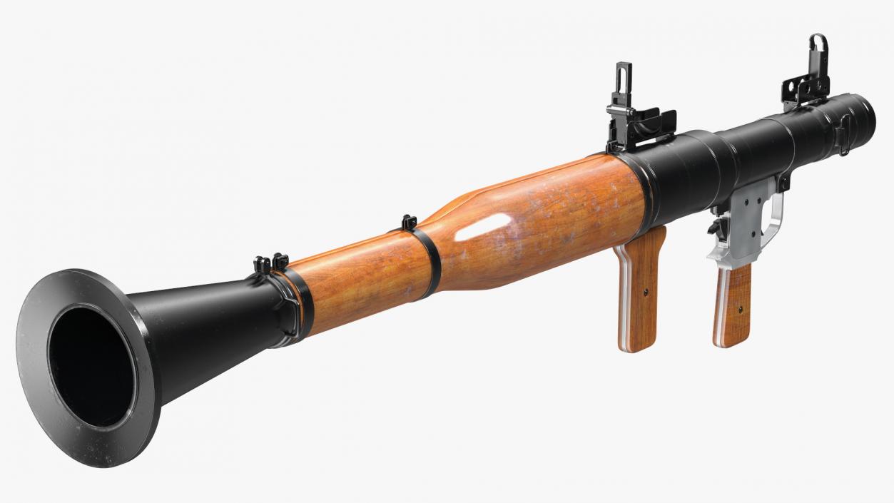 Soviet RPG-7 Portable Rocket Launcher 3D