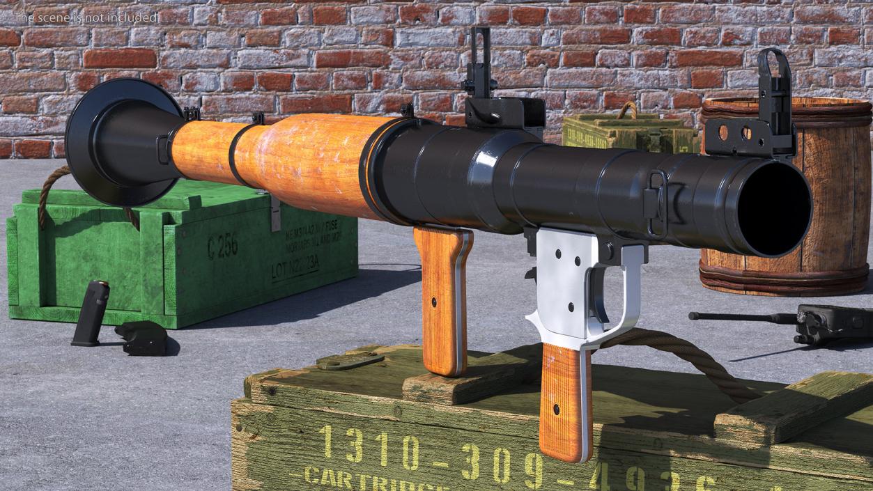 Soviet RPG-7 Portable Rocket Launcher 3D