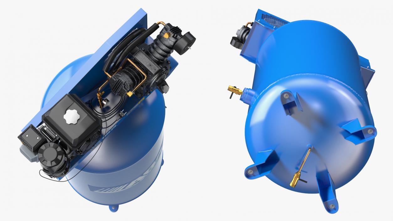 3D Vertical Piston Air Compressor by ABAC model