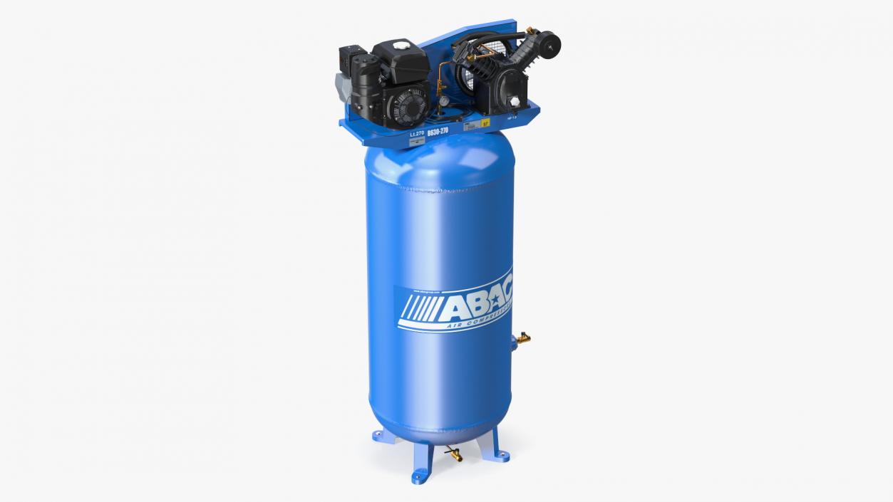 3D Vertical Piston Air Compressor by ABAC model