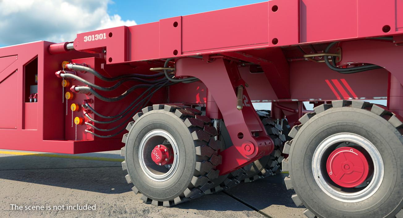 Mammoet Self-Propelled Modular Transporter 3D