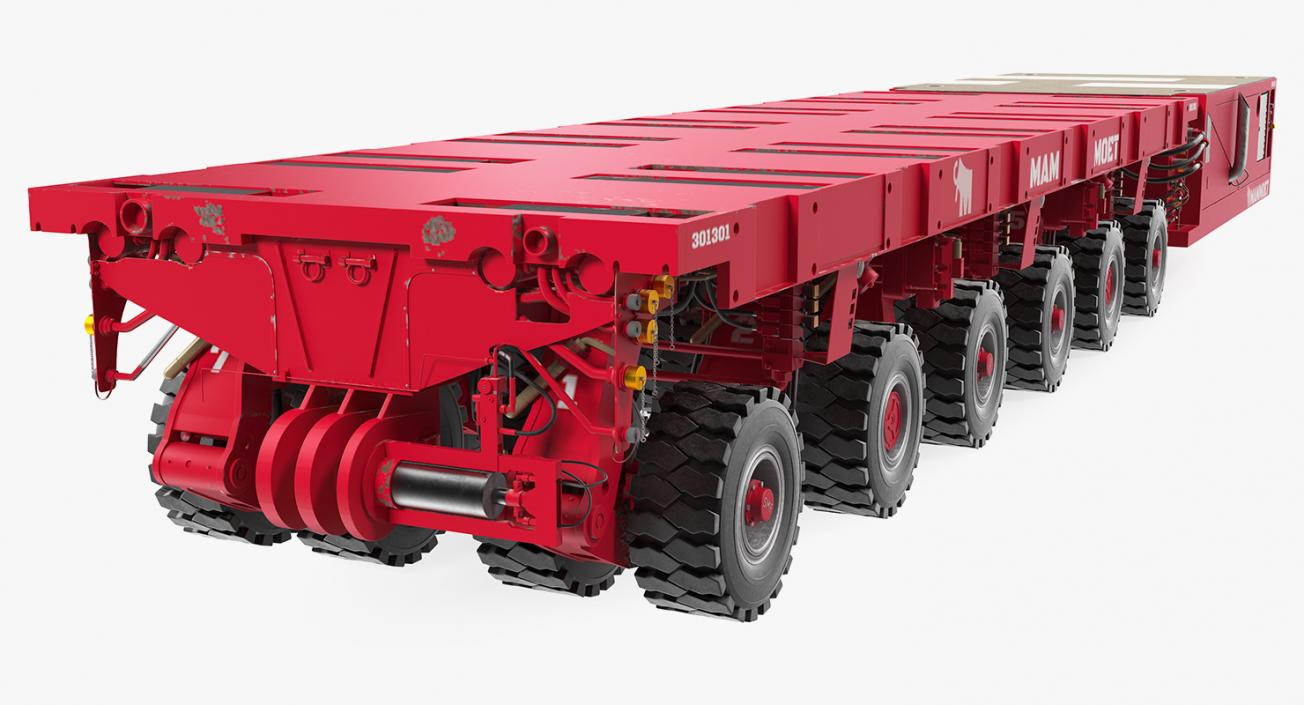 Mammoet Self-Propelled Modular Transporter 3D