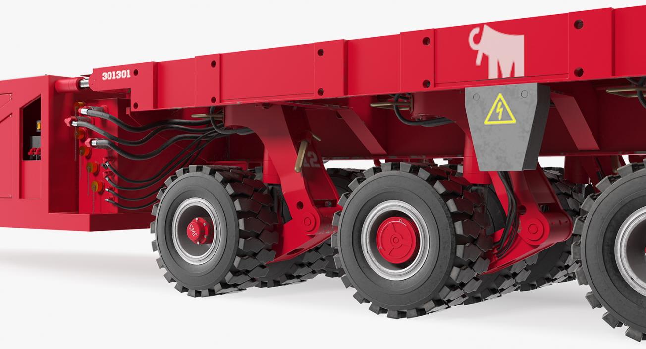 Mammoet Self-Propelled Modular Transporter 3D