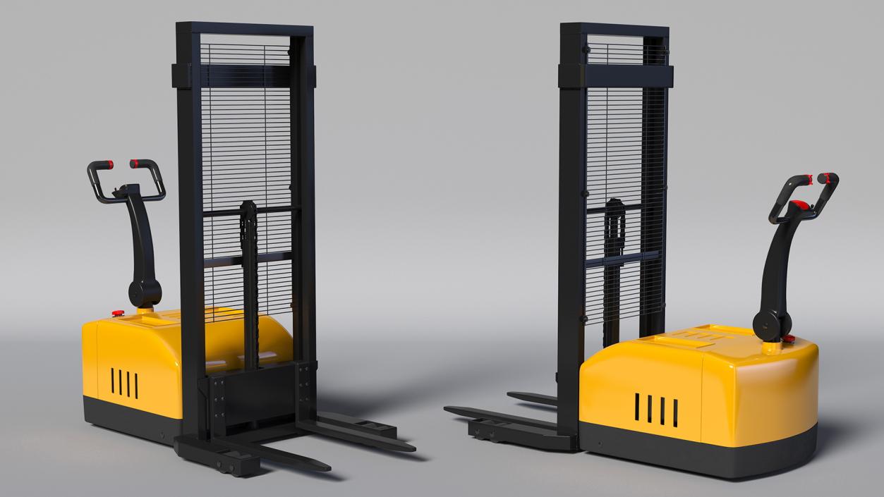 3D model Full Electric Walkie Pallet Stacker