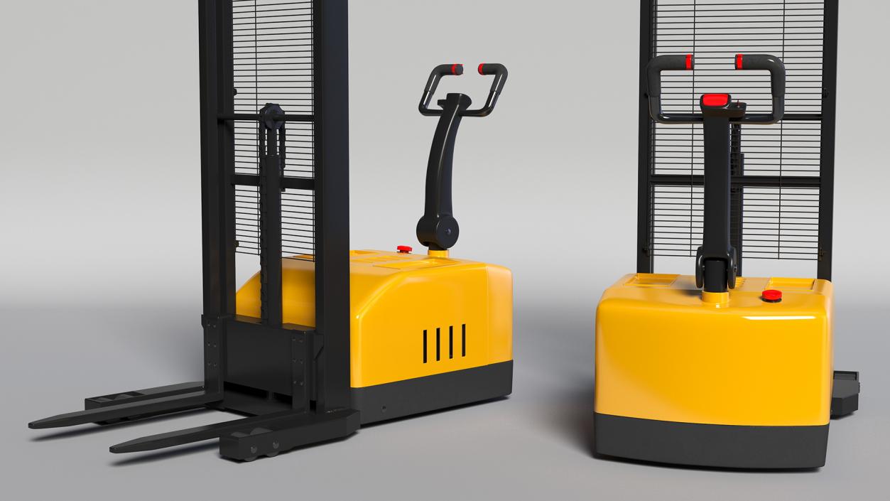 3D model Full Electric Walkie Pallet Stacker