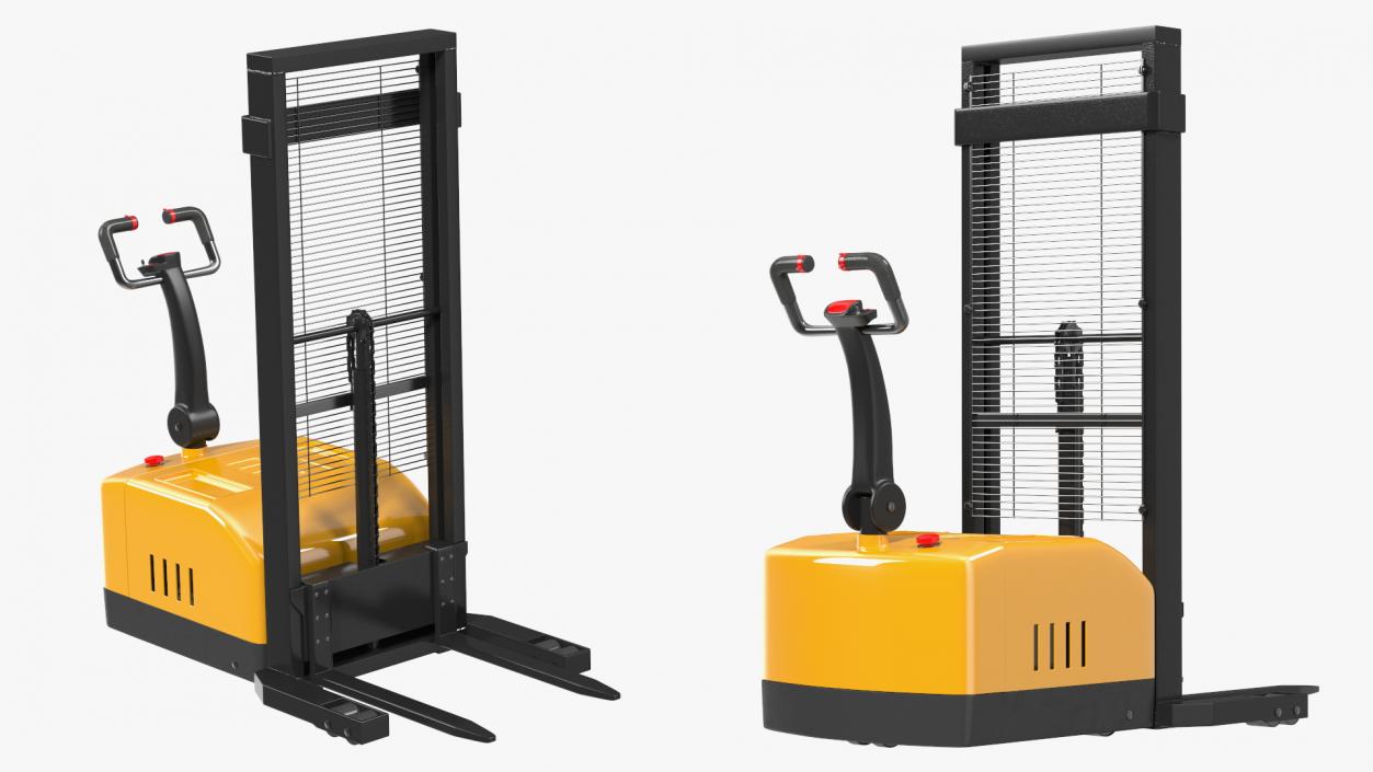 3D model Full Electric Walkie Pallet Stacker