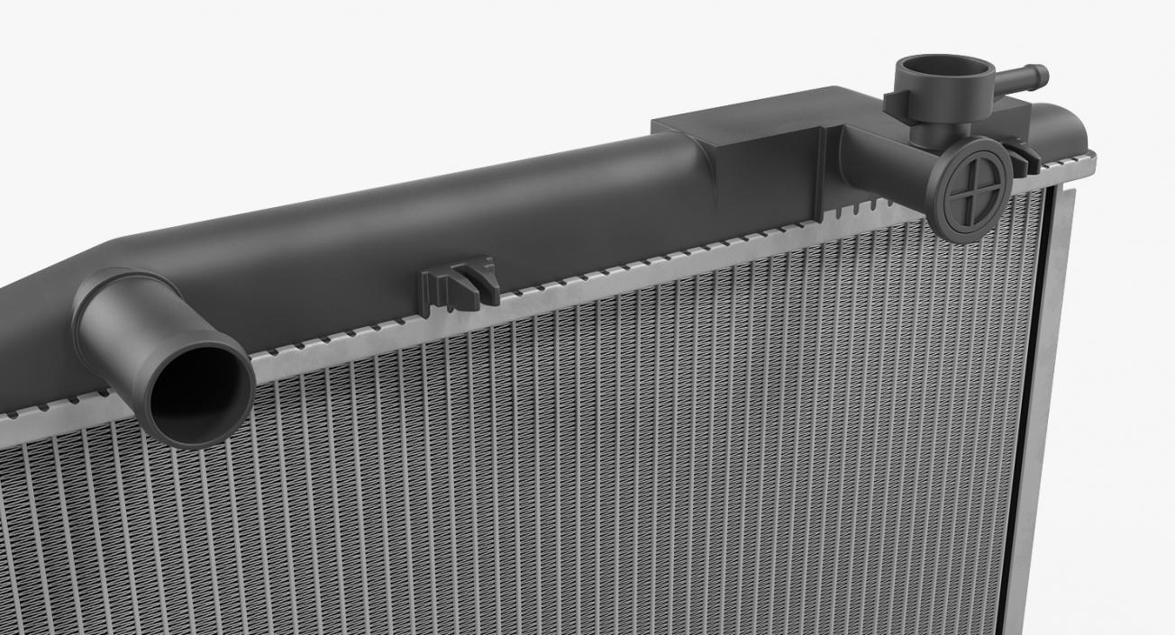 3D Car Radiator with Fan