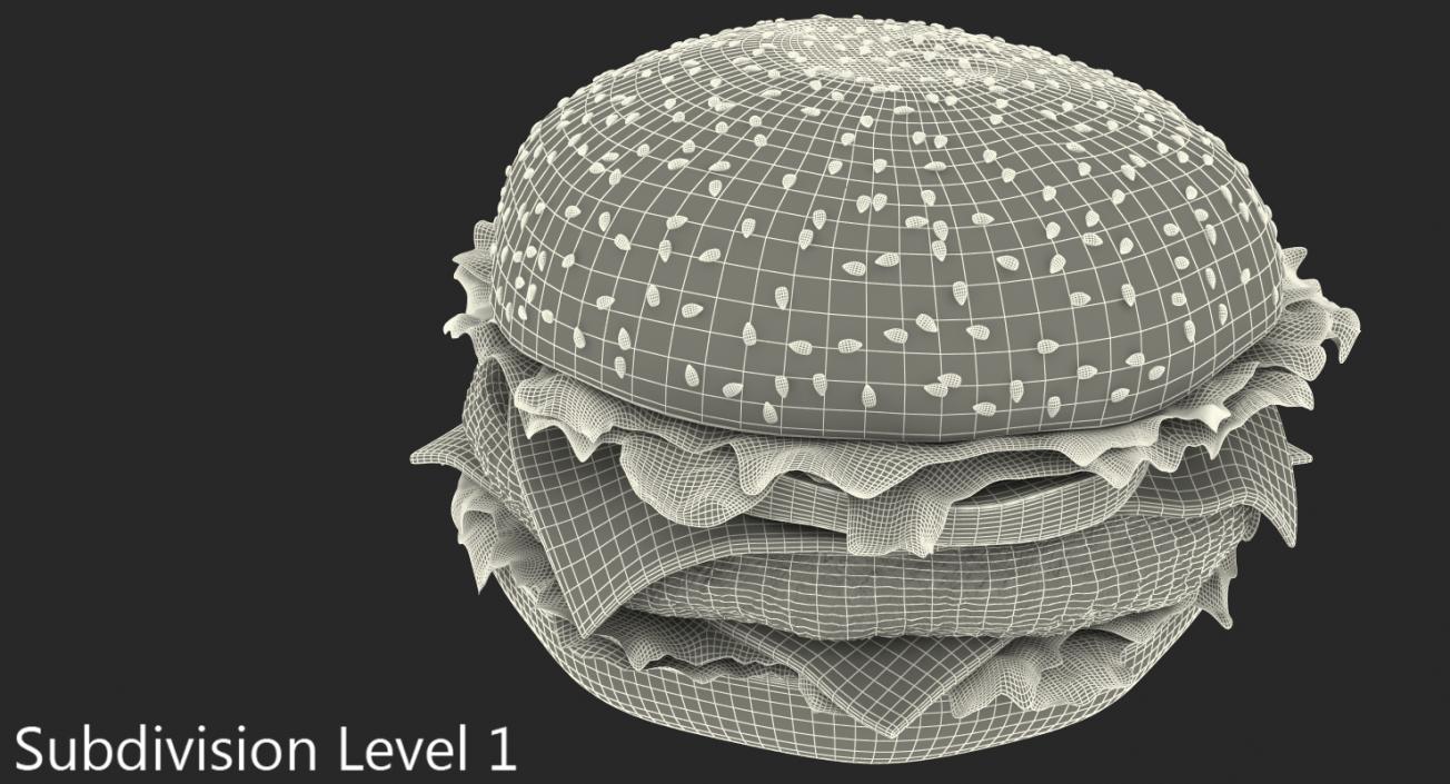 Hamburger 3D model