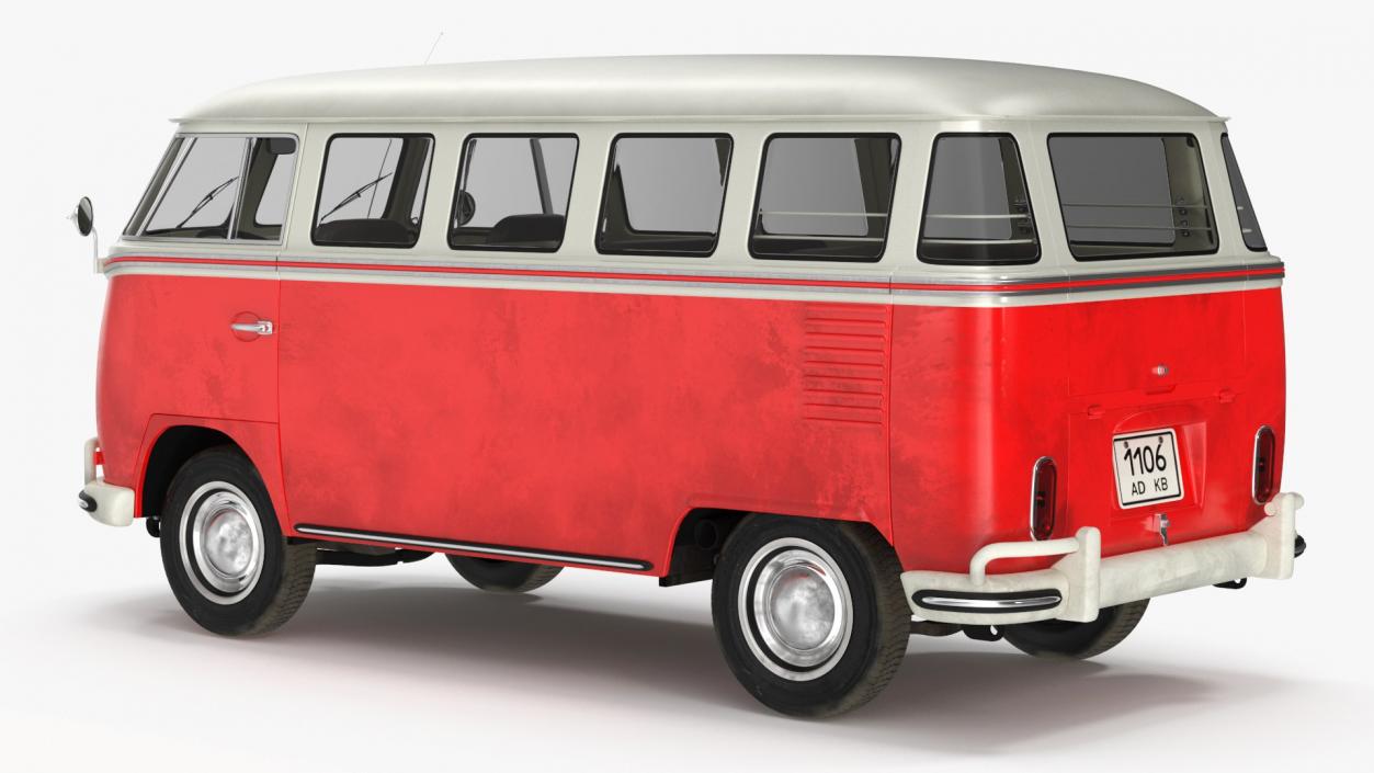 Retro Volkswagen Cars Collection 2 3D model