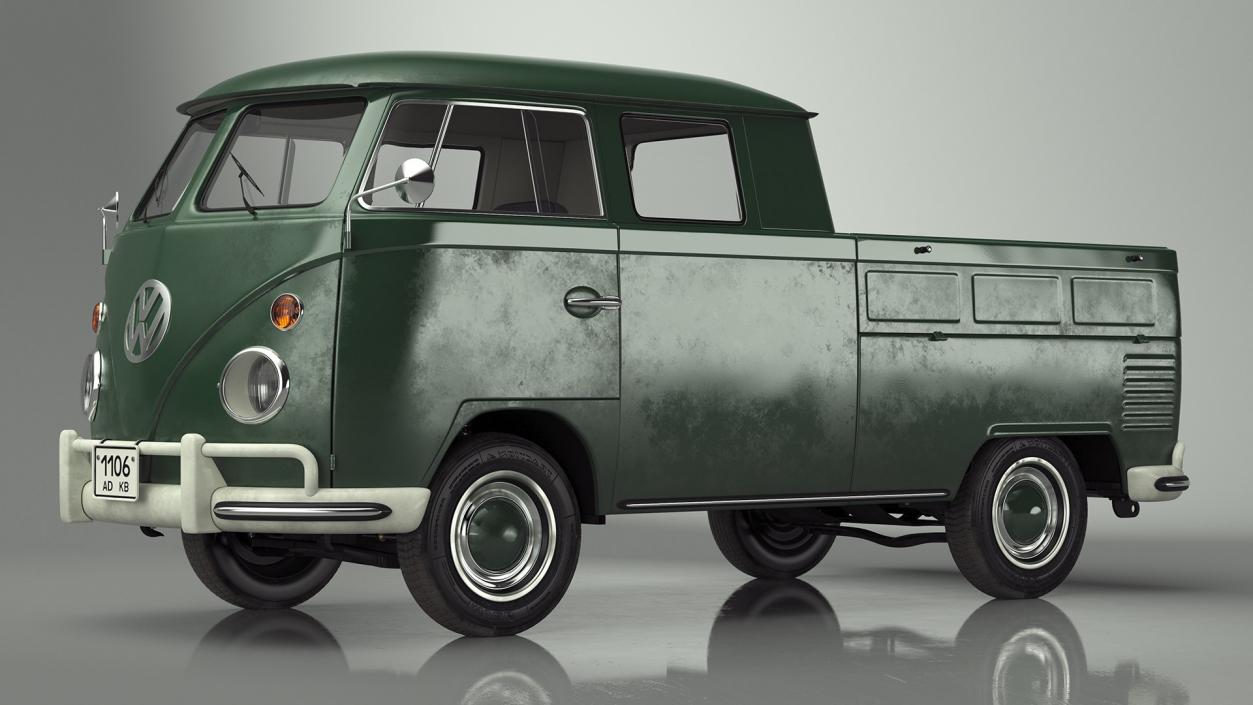 Retro Volkswagen Cars Collection 2 3D model