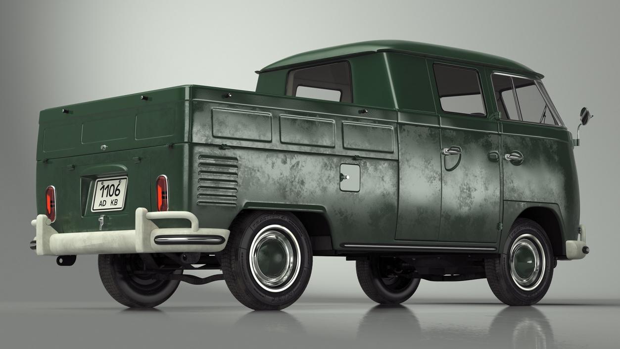 Retro Volkswagen Cars Collection 2 3D model