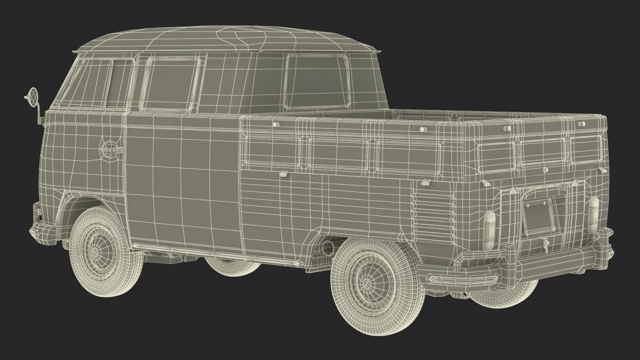 Retro Volkswagen Cars Collection 2 3D model