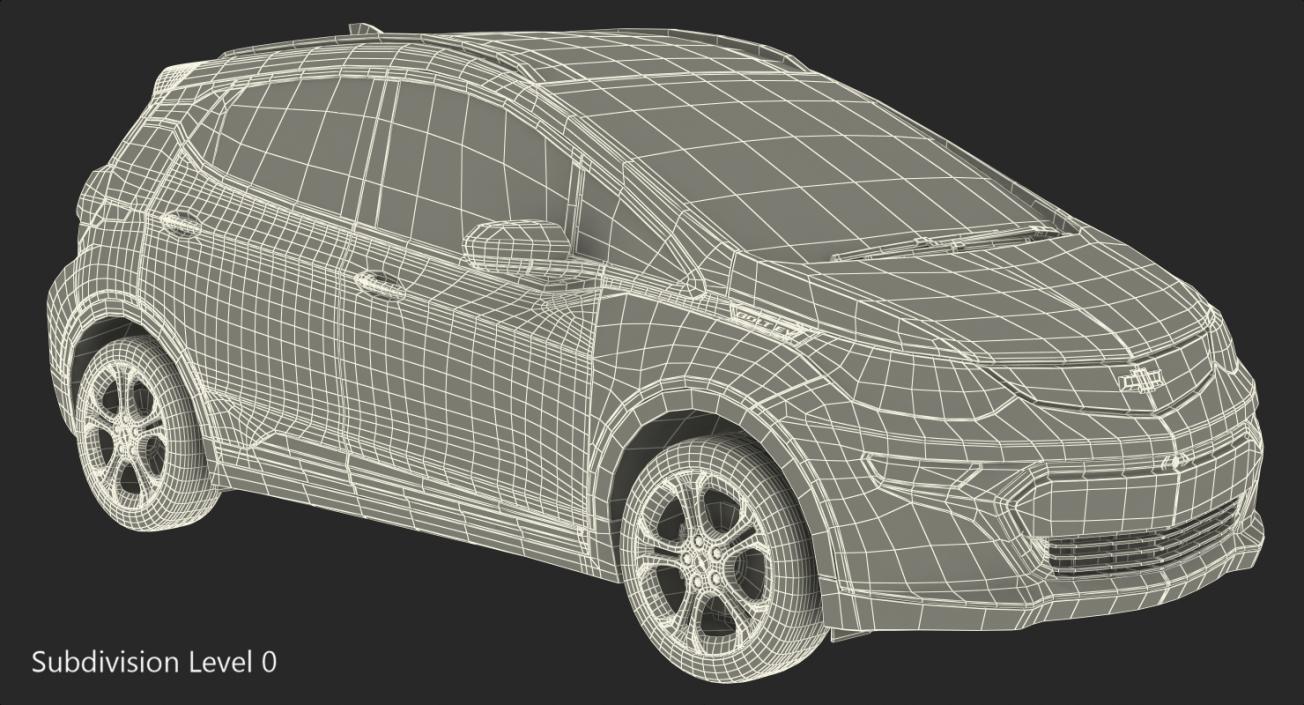 Chevrolet Bolt EV 2018 Rigged 3D model