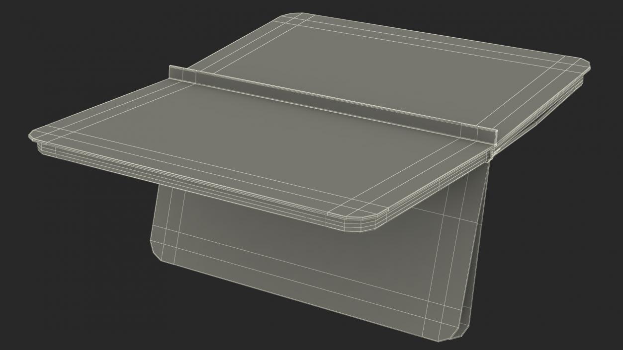 Open Lined Notebook 3D model