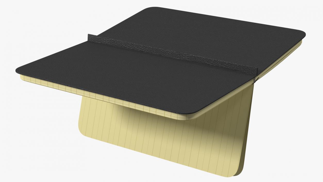 Open Lined Notebook 3D model