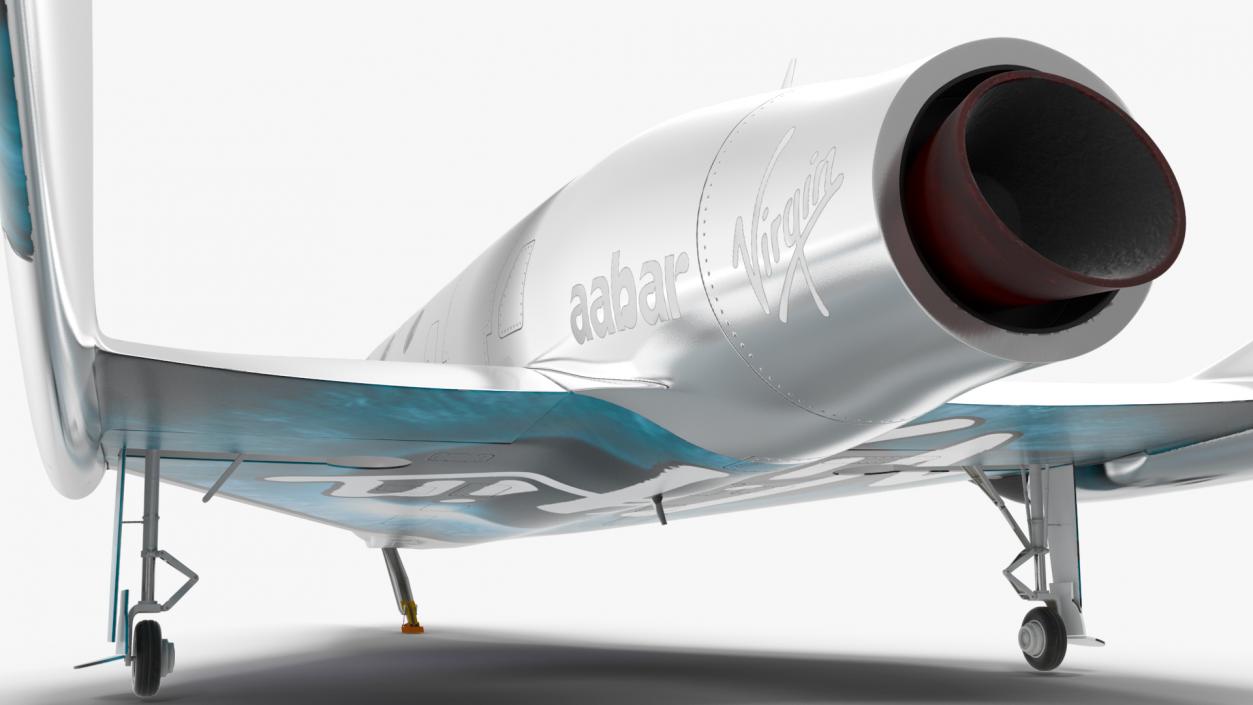 3D VSS Unity Virgin Suborbital Spaceplane model