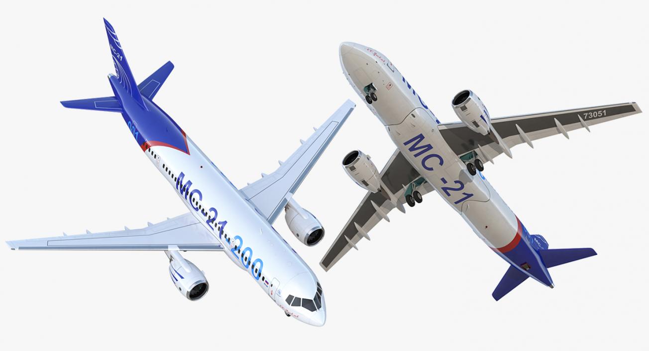 3D Twinjet Airliner MC 21-200