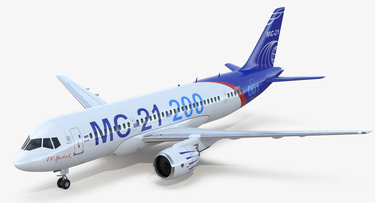 3D Twinjet Airliner MC 21-200