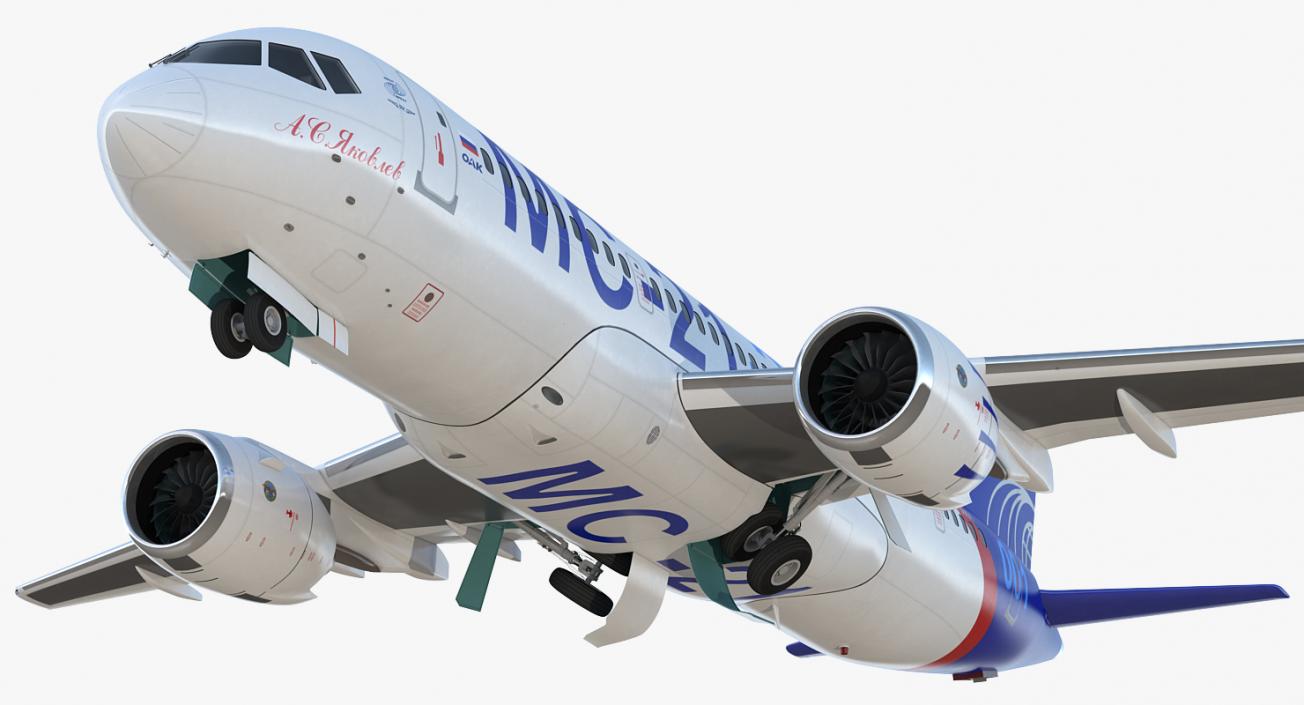 3D Twinjet Airliner MC 21-200