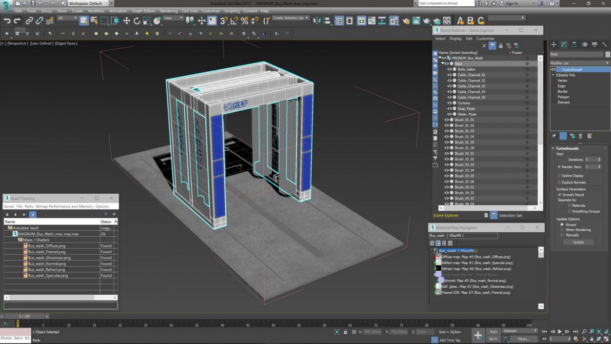 3D model MAGNUM Bus Wash