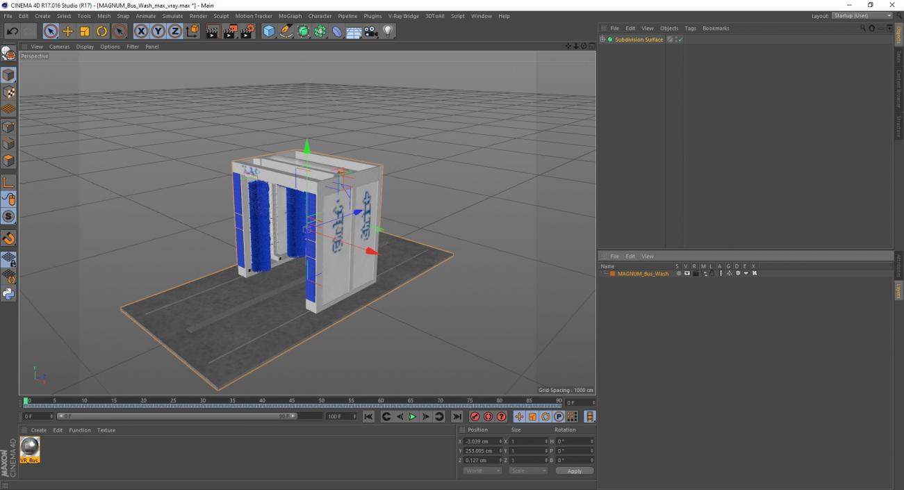 3D model MAGNUM Bus Wash