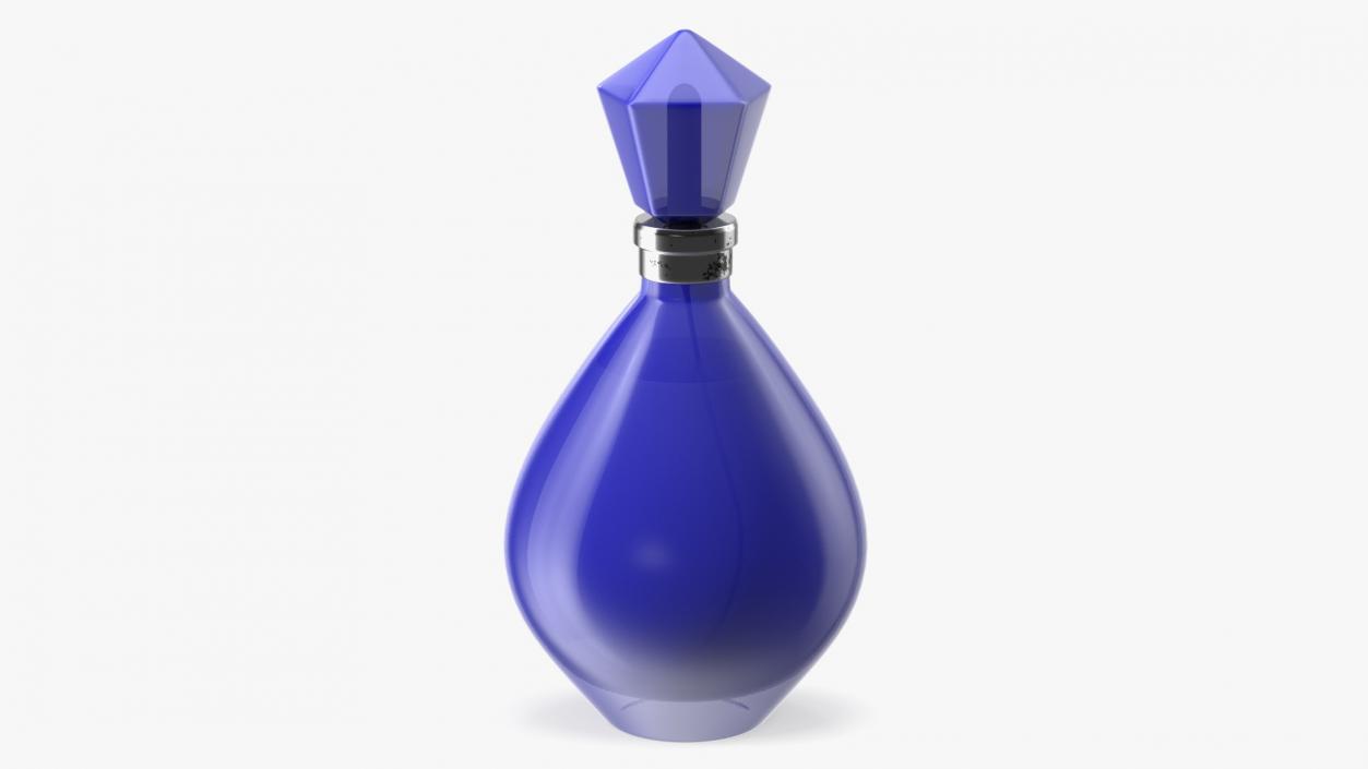 3D Modern Perfume Bottle Blue