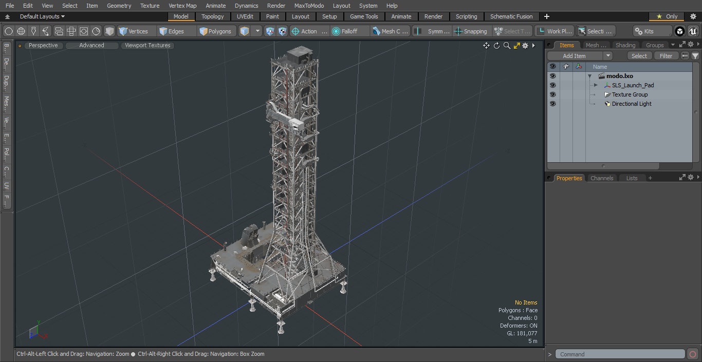 3D SLS Launch Pad 2