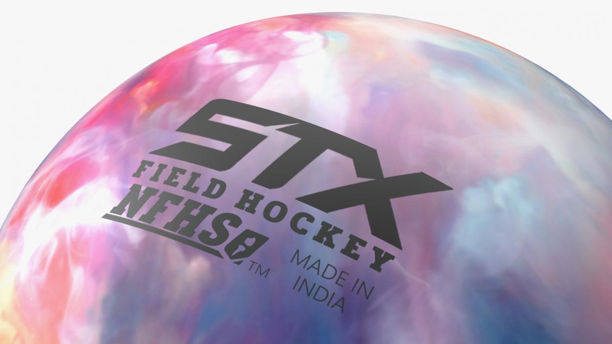 STX Field Hockey Ball Rainbow 3D model