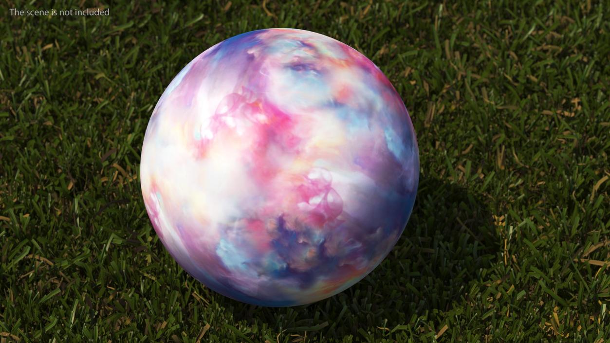 STX Field Hockey Ball Rainbow 3D model